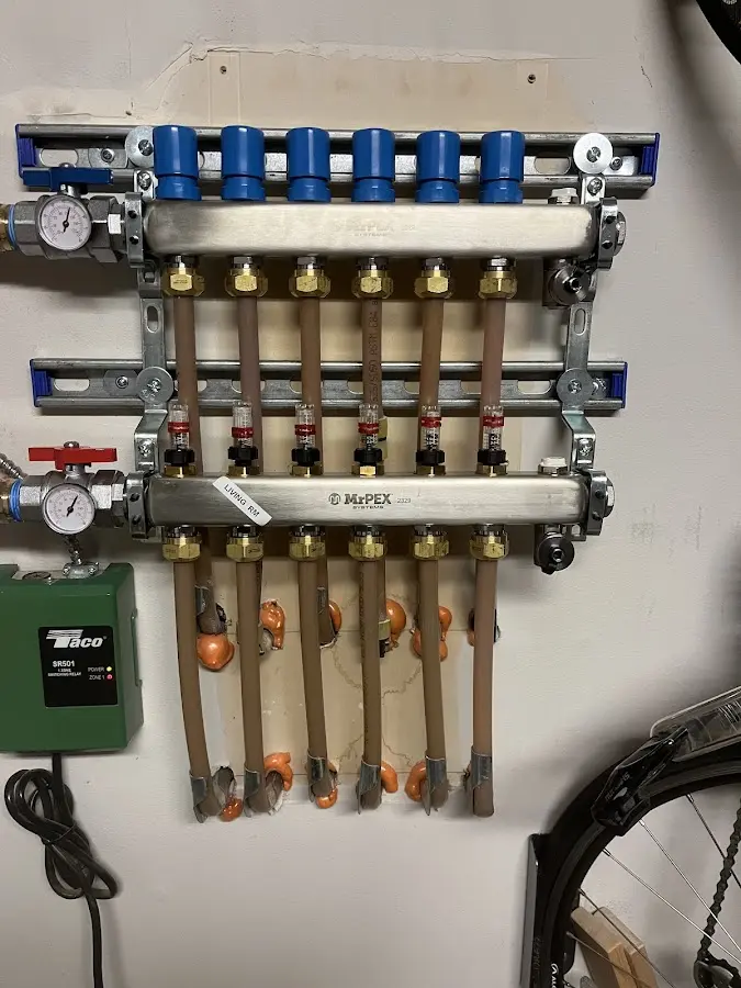 Plumber performing Leak Detection at a residential property in Lake George